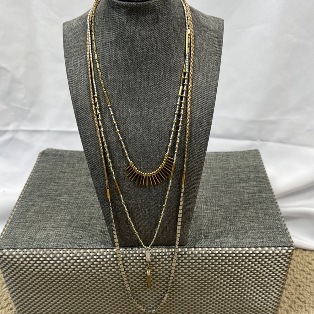 Stella & Dot mixed metal Layered Necklace
3 in 1